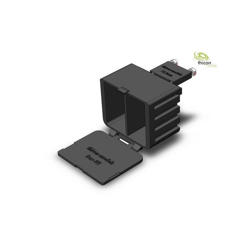 Side box with support for trucks and trailers