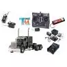 Camion Tamiya Grand Hauleur "Black Matte" avec module lumières et son (Pack complet)