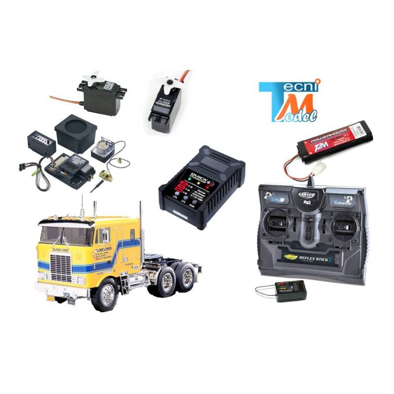 Truck Tamiya Globe Liner with light and sound module (Full Pack)