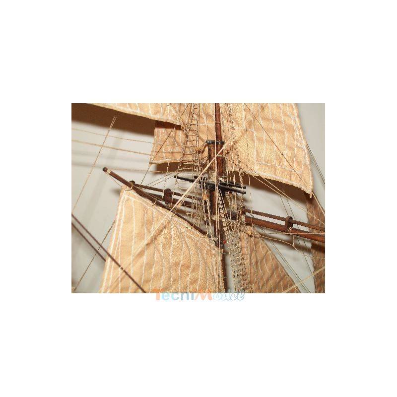 RECOUVRANCE Schooner 1/50 Wooden kit by Soclaine GR1600