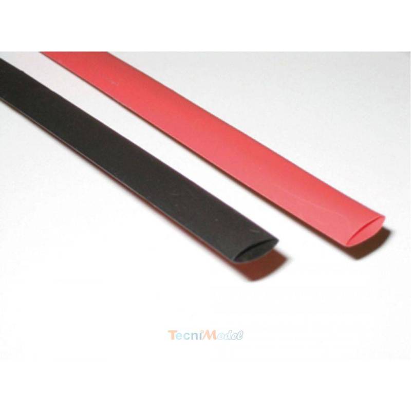 GAINE THERMO Ø1.5mm 1m rouge / 1m noir