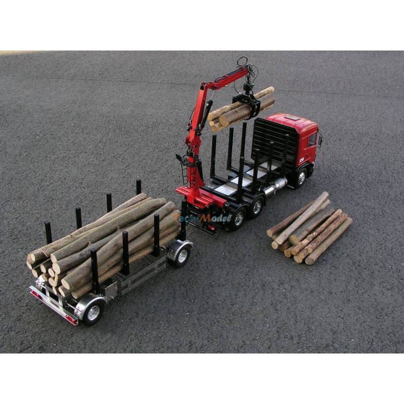 Grue forestière Leimbach 09408T pour camions rc Tamiya (sauf FH-16)