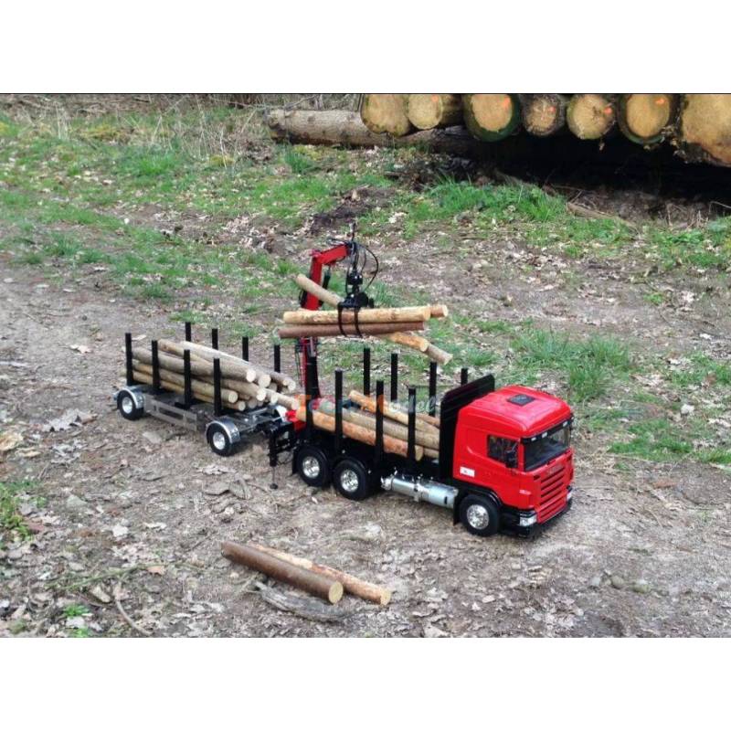 Grue forestière Leimbach 09408T pour camions rc Tamiya (sauf FH-16)