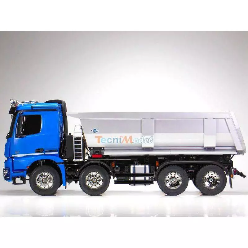 Camion RC Tamiya Mercedes Arocs 4151 porteur benne 8x4 à monter et à peindre 56366