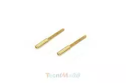 2 Embouts de chape à souder pour tringlerie ou câble Ø1,5mm