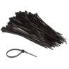 Colliers nylon noir par 100 dimension 71mm x 1,65mm