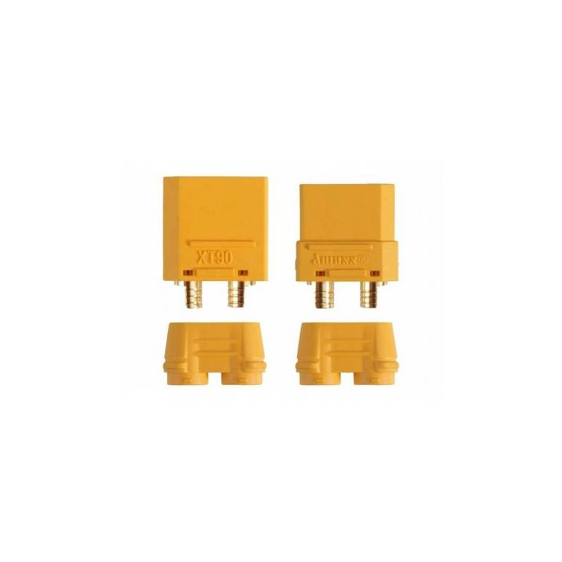 Paire de connecteurs XT-90 1Mâle/1Femelle ETRONIX ET0788