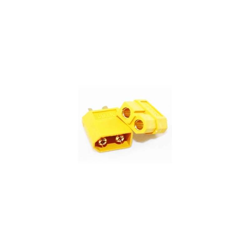 Paire de connecteurs XT-60 1Mâle/1Femelle ETRONIX ET0796