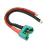 1 Male MPX connector with 10cm of 14AWG silicone cables - ETRONIX ET0623