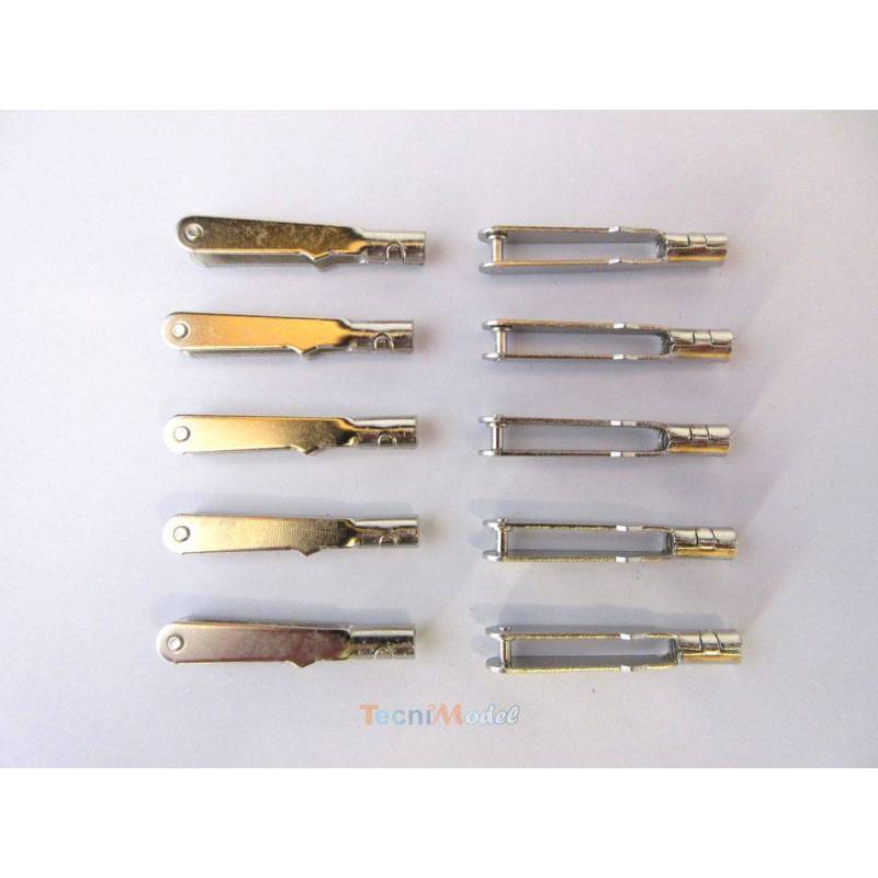 Chapes métal M3 (10 pièces)