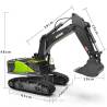 1/14 RC RTR Excavator 22CH 2.4G CY1593 by Huina