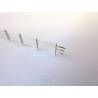 5 Nickel-plated brass railings 7mm x 250mm Aero-Naut 5603/07 - 560307