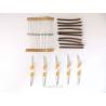 Kit of 10 orange diffusing 3mm barrel leds 6v/7.2v