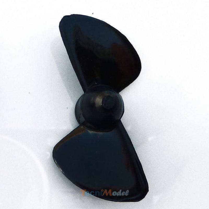 Twin-blade fast propeller 45mm M4 left in polypropylene Schulze 451.45 Ref Graupner 451.4a