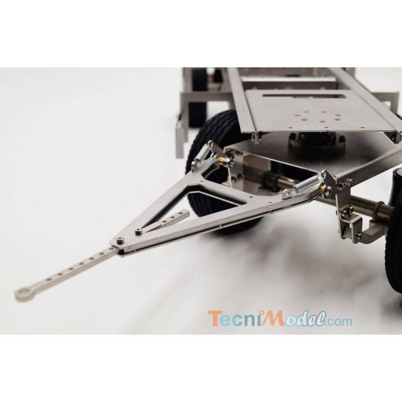 Remorque Plateau 2 Essieux URAL URSS - Modèle Réduit 1:87 H0 édition Limitée Manuelle - K-model
