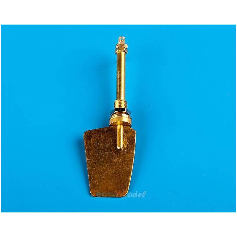 Gouvernail en laiton 22 x 77mm Billing Boats BF-0703 Krick BF0703