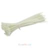 Colliers nylon blanc par 100pcs dimension 202mmx3,5mm