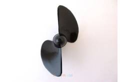 "Hélice bipale ""X"" 37mm M4 sens à gauche"