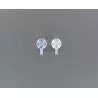 2 Projecteurs ronds pour support de Ø5mm - Carson 500907052