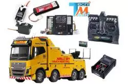 Pack complet Camion Tamiya 56362 Volvo FH16 Globetrotter 750 8x4 Dépanneuse PL (Pack complet)