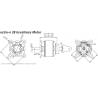 Moteur Brushless Ø28mm Actro-N 28-3-1300 Aero-Naut 7003/03