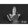 Raccord hydraulique coudé M3 pour durite Ø2.5/4mm - LESU Y-1511-M3B