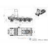 8x8 Heavy Duty Chassis for 1/14 Volvo FH16 Radio-Controlled Truck
LESU LS-Z0004