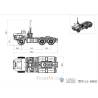 Châssis 6x6 LESU pour Volvo FH16 - Style Australien LESU LS-Z0003