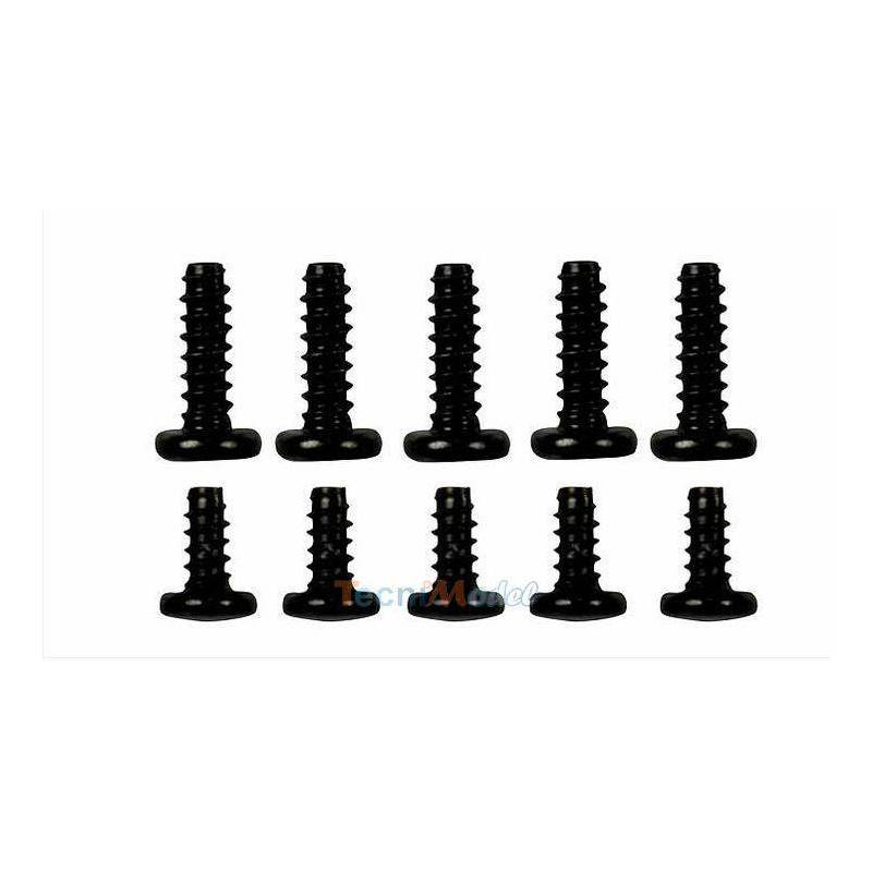 Set of 10 screws for servos Hitec (nylon pinion) - HITEC 119803