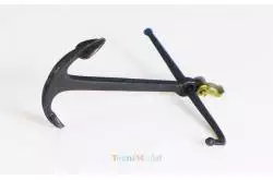 Ancre Amiral 40mm en métal noir bruni Krick 61744