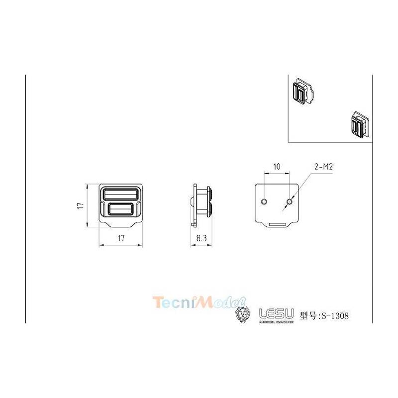 Feux pour mini chargeurs LESU