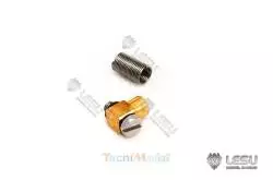 Ø4mm brazing elbow hydraulic connection, screwable