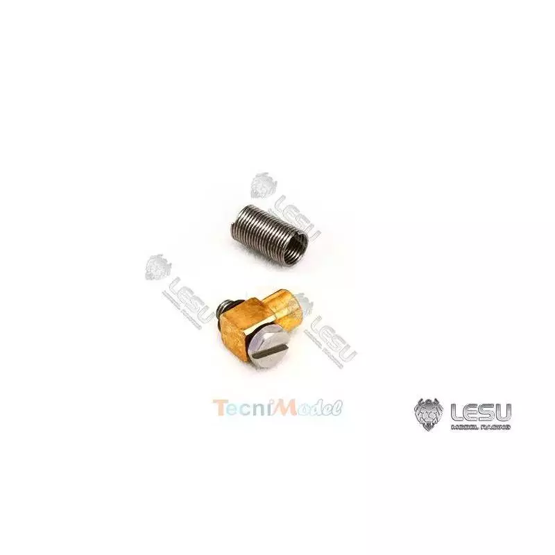 Raccord hydraulique coudé M3 à braser pour tube Ø3mm LESU Y-1534-C