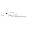 Raccord hydraulique à braser pour tube Ø3mm LESU Y-1534-A1