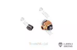 Raccord hydraulique coudé M3 à braser pour tube Ø2.5mm - LESU Y-1533-A