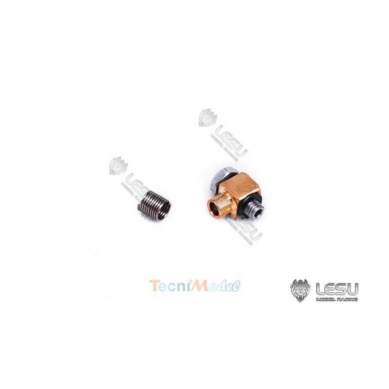 Ø2.5mm Right hydraulic connection to braze
