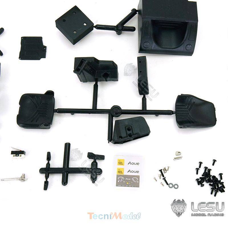 Cabin interior for wheeled excavator 1/14 - LESU RD-2016
