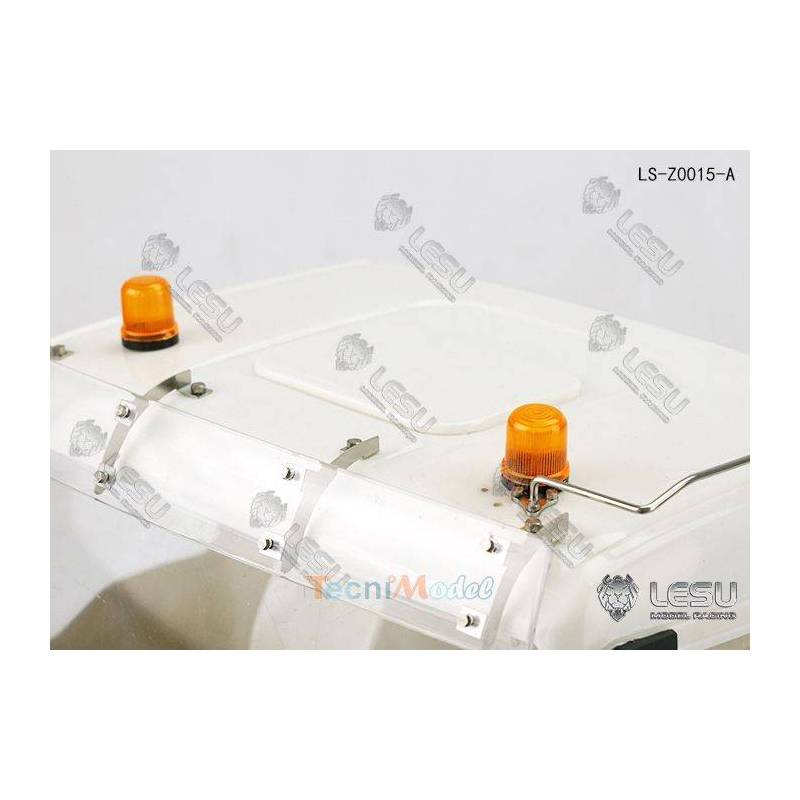 MAN 4x4 porteur benne Config B Premium avec treuil et gyrophares - LESU Z0015-B-UP - pour NIMH et LIPO 2S / 3S