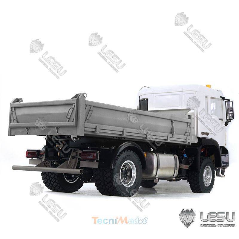 MAN 4x4 porteur benne Config B Premium avec treuil et gyrophares - LESU Z0015-B-UP - pour NIMH et LIPO 2S / 3S