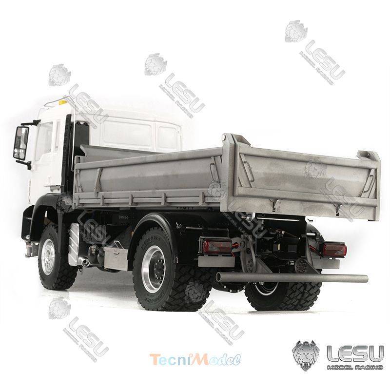 MAN 4x4 porteur benne Config B Premium avec treuil et gyrophares - LESU Z0015-B-UP - pour NIMH et LIPO 2S / 3S