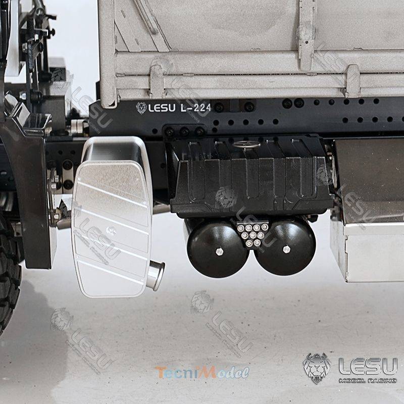 MAN 4x4 porteur benne Config B Premium avec treuil et gyrophares - LESU Z0015-B-UP - pour NIMH et LIPO 2S / 3S