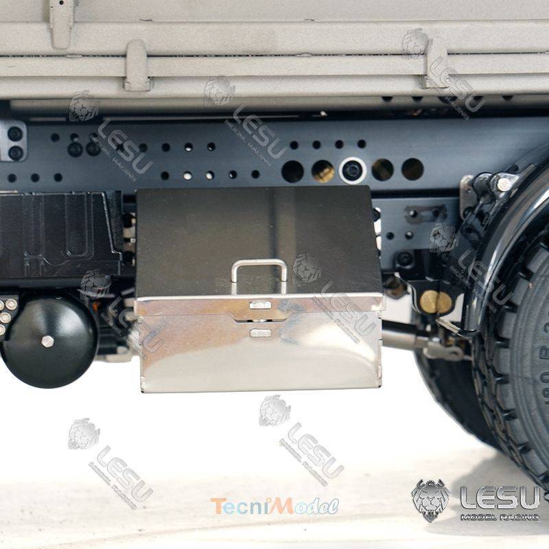 MAN 4x4 porteur benne Config B Premium avec treuil et gyrophares - LESU Z0015-B-UP - pour NIMH et LIPO 2S / 3S