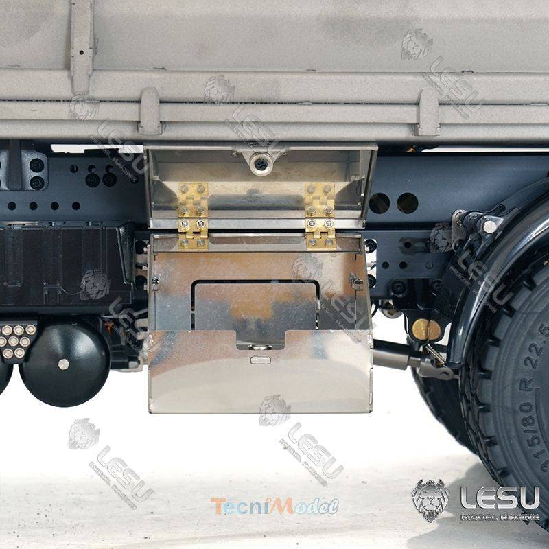 MAN 4x4 porteur benne Config B Premium avec treuil et gyrophares - LESU Z0015-B-UP - pour NIMH et LIPO 2S / 3S