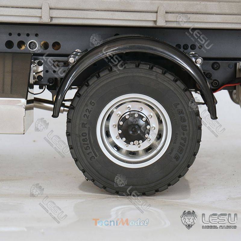 MAN 4x4 porteur benne Config B Premium avec treuil et gyrophares - LESU Z0015-B-UP - pour NIMH et LIPO 2S / 3S