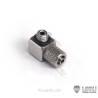 Raccord hydraulique coudé M5 pour durite Ø2.5/4mm - LESU Y-1511-M5B