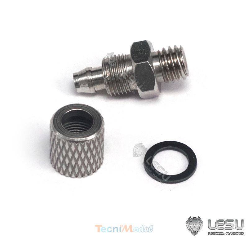 Raccord hydraulique droit M5 pour durite Ø2.5/4mm - LESU Y-1511-M5A