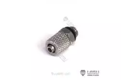 Raccord hydraulique droit M5 pour durite Ø2.5/4mm - LESU Y-1511-M5A
