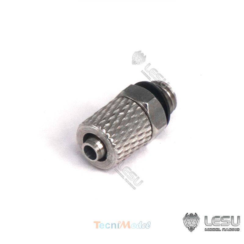 Raccord hydraulique droit M5 pour durite Ø2.5/4mm - LESU Y-1511-M5A