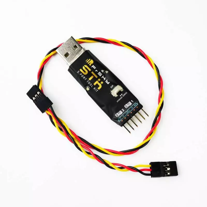 STK USB adapter for updates and adjustment of FRSKY gyro receivers