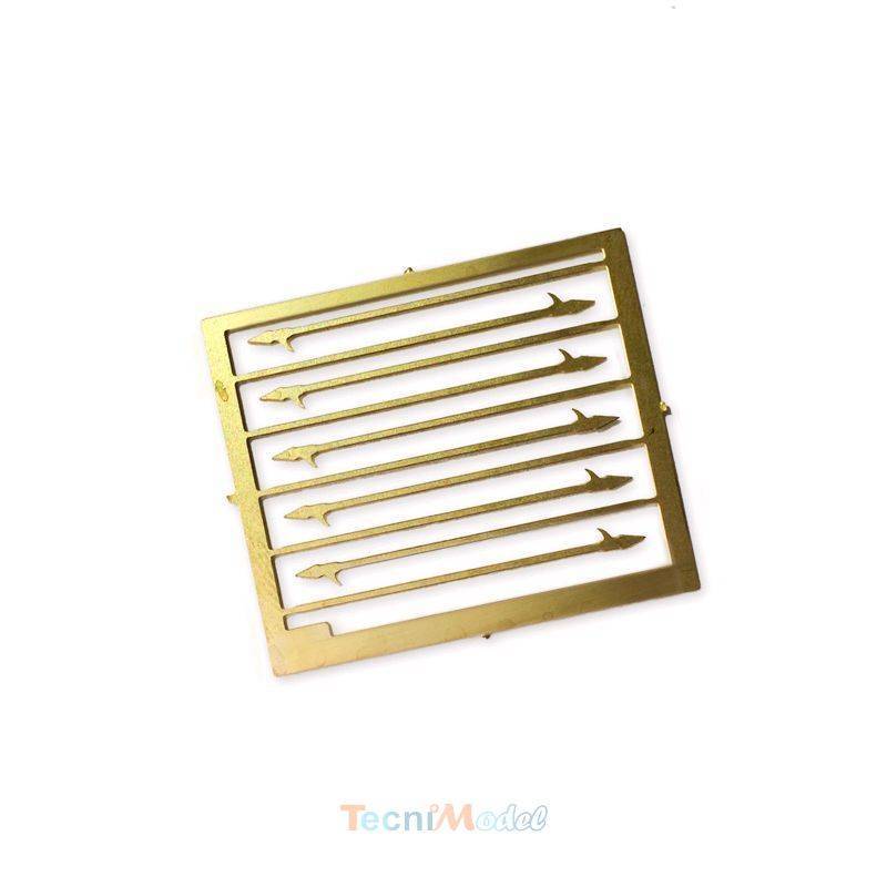 Lot de 10 gaffes 30mm en photodecoupe
